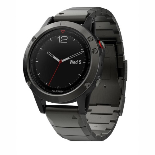 Смарт Часы Garmin Fenix 5 Plus Sapphire Gray / Metal Band в рассрочку без первоначального взноса и переплат