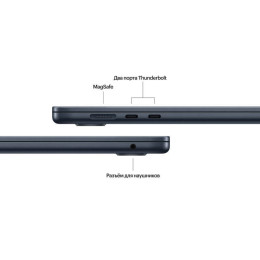 Ноутбук Apple MacBook Air 15" M3 8c CPU, 10c GPU 24/512GB Midnight (2024)