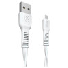Кабель USB- MicroUSB / Baseus Tough 2A / 1M / Белый в рассрочку