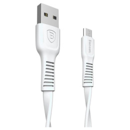 Кабель USB- MicroUSB / Baseus Tough 2A / 1M / Белый