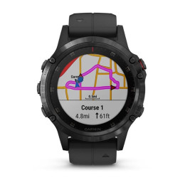 Смарт Часы Garmin Fenix 5 Plus Sapphire Black / Black Band