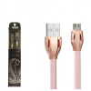 Кабель USB - MicroUSB / Remax RC-035m / 1M / Розовый в рассрочку