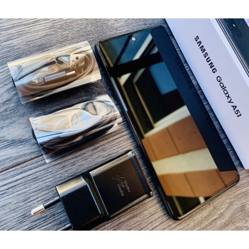 Samsung Galaxy A51 4/64 Prism Crush Black в рассрочку без первоначального взноса и переплат