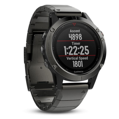 Смарт Часы Garmin Fenix 5X Sapphire Gray / Metal Band в рассрочку без первоначального взноса и переплат