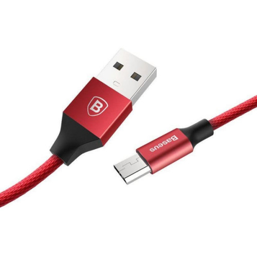 Кабель USB - MicroUSB / Baseus Yiven / 1M / Красный в рассрочку без первоначального взноса и переплат