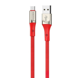 Кабель USB - MicroUSB/ Borofone BU7/ 1M / Красный