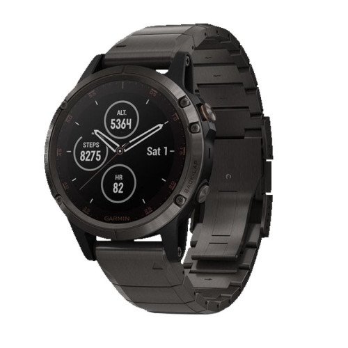 Garmin Fenix 5 Plus Sapphire Titan Gray DLC / Titan DLC Band в рассрочку без первоначального взноса и переплат