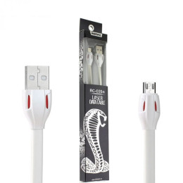 Кабель USB - MicroUSB / Remax RC-035m / 1M / Белый