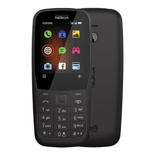 Nokia 220 Dual Sim Black в рассрочку без первоначального взноса и переплат