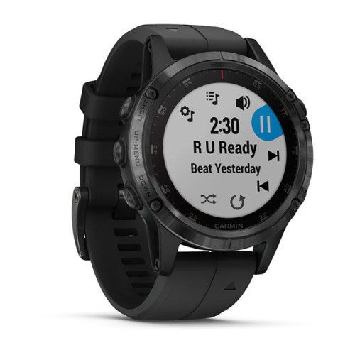 Смарт Часы Garmin Fenix 5 Plus Sapphire Black / Black Band в рассрочку без первоначального взноса и переплат